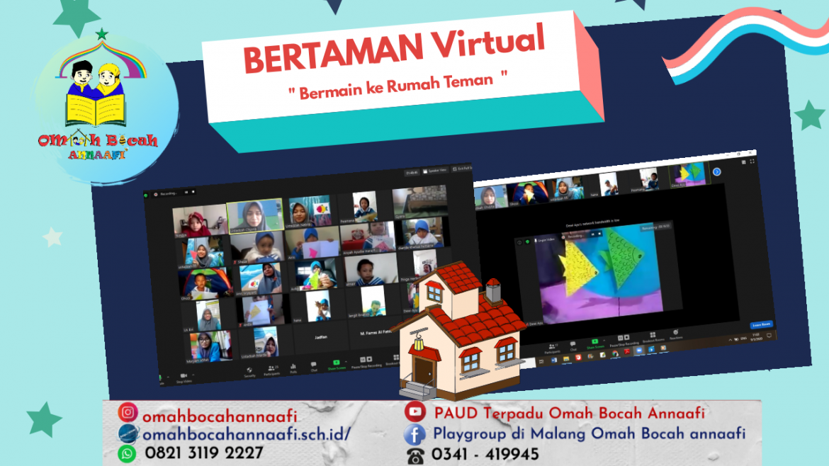 Bermain ke Rumah Teman Virtual PAUD Terpadu Omah Bocah Annaafi’ Malang