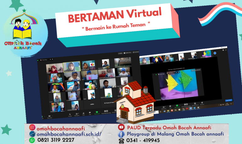 Bermain ke Rumah Teman Virtual PAUD Terpadu Omah Bocah Annaafi’ Malang