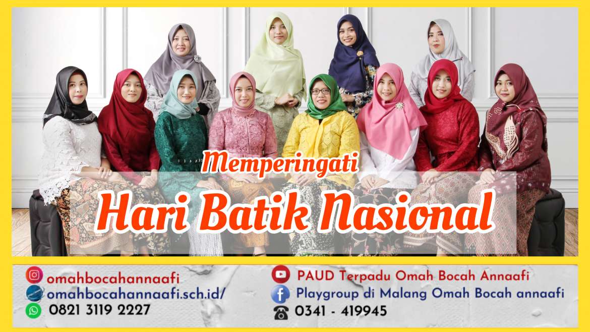 Memperingati Hari Batik Nasioanal dengan Membatik