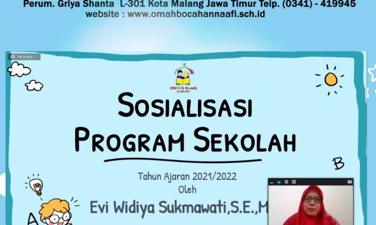 Sosialisasi Program Sekolah Tahun Ajaran 2021/2022